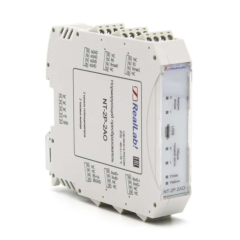 Signal Converter for Potentiometers NT-2P-2AO