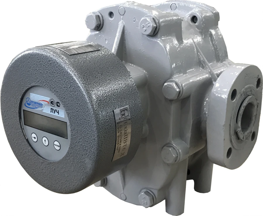 عداد تدفق السائل SЖ-ППО-40-0.6 مع مستشعر "لوتش