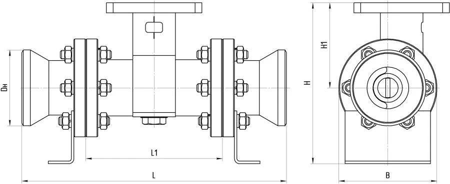 صمام التحكم الفولاذي لتنظيم التدفق AТЭК.493924.014