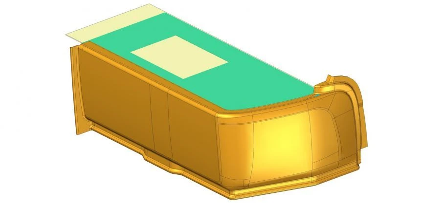 Rear Left Podium Trim with Panel 6274-5107097