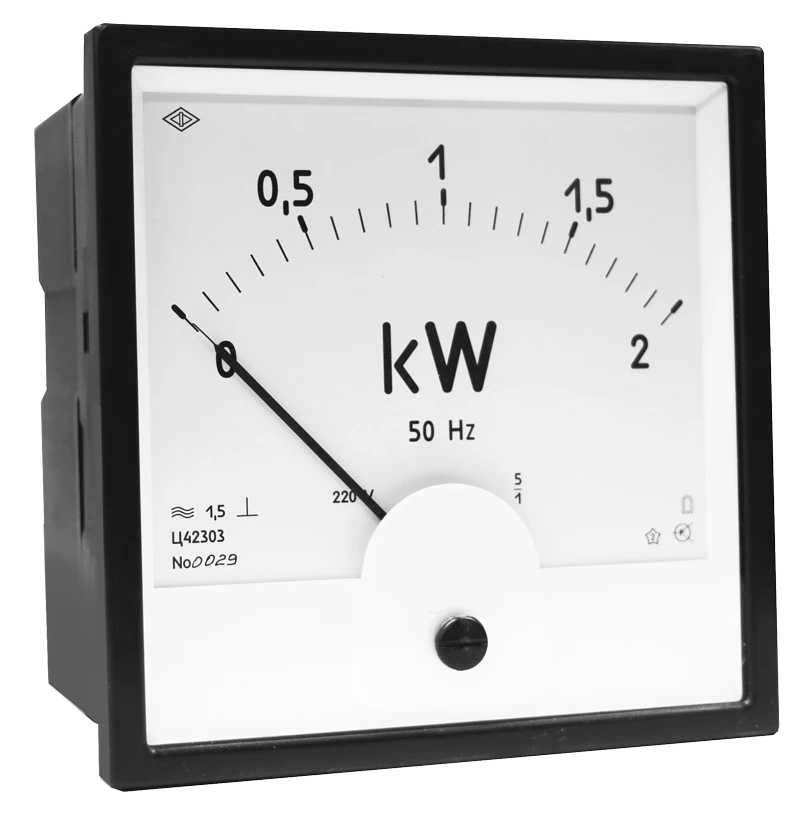 مقياس القدرة ومقياس الفعالية للاستخدام في اللوحات طراز Ц42303