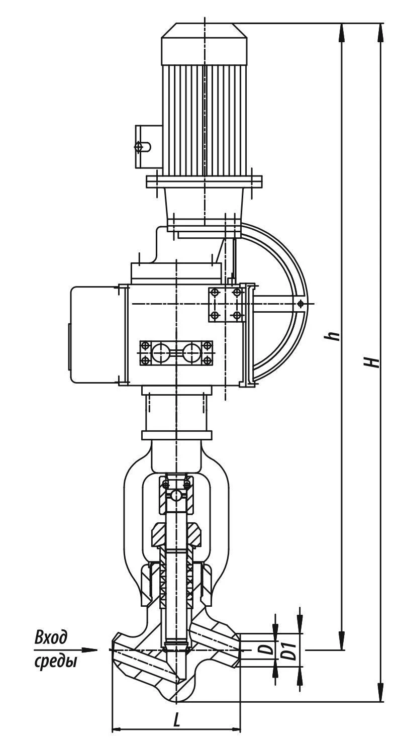 Shut-off valve 1054-40-E
