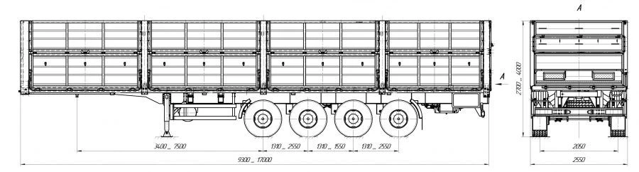 Heavy-Duty Semi-Trailer Production Model 924312
