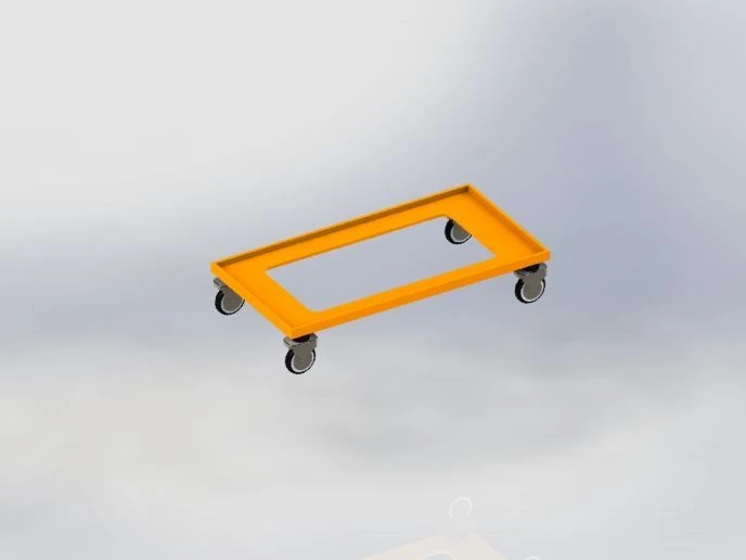 Universal Metal Cart for Custom Sizes and Configurations