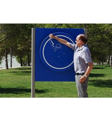 جهاز تمرين لكبار السن بعجلة قيادة - UTIP-052