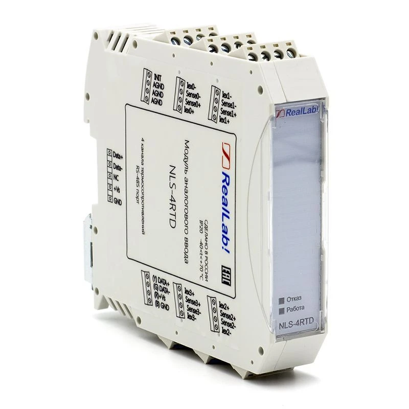 وحدة إدخال تماثلي لمستشعرات الحرارة NLS-4RTD