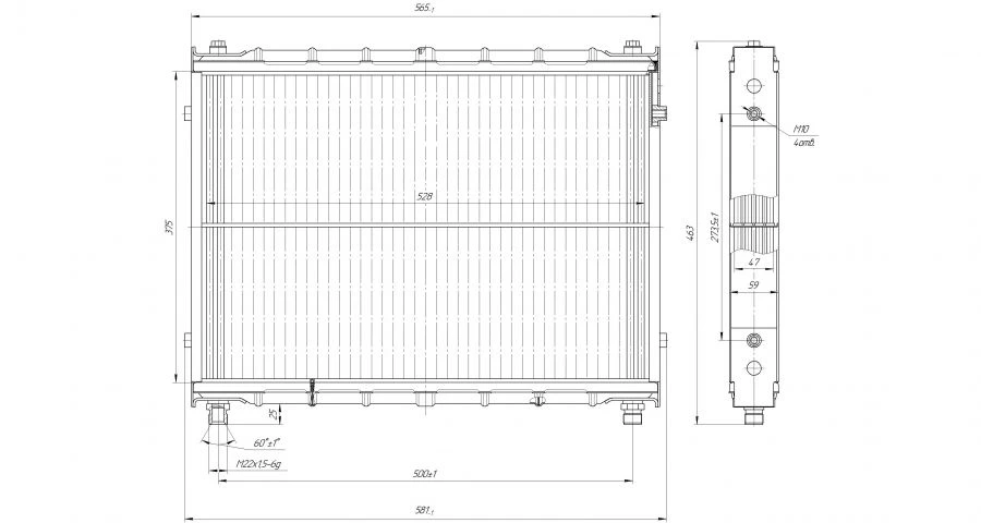 Hydraulic Oil Radiator BR-310.1013.100