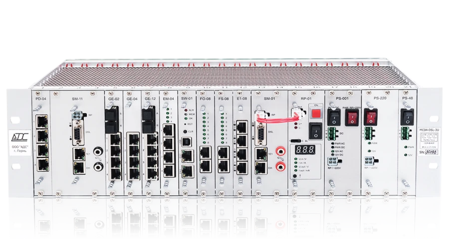 منصة الاتصالات العالمية MS04-DSL-3U-E