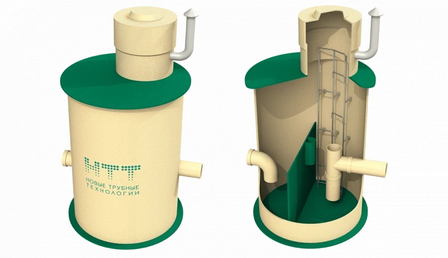 مصيدة الدهون من مواد مركبة بتقنية "NTT