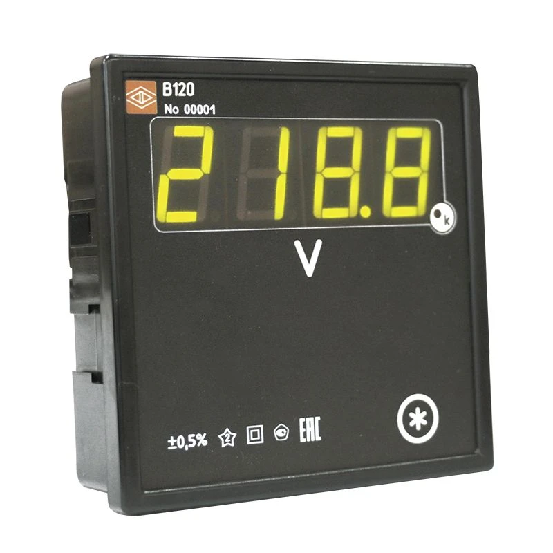 Universal Digital Panel Voltmeter V120 for AC and DC Measurement