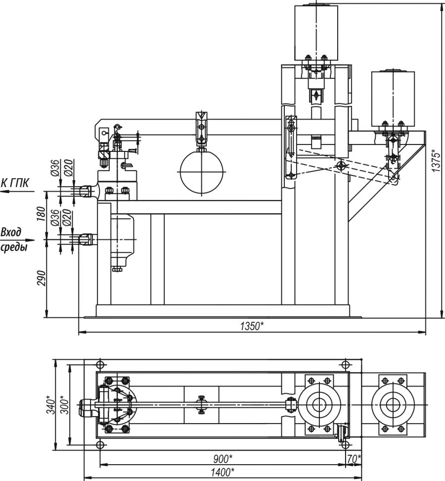 Pulse Valve 586-20-ЭМФ-04 for Impulse Safety System