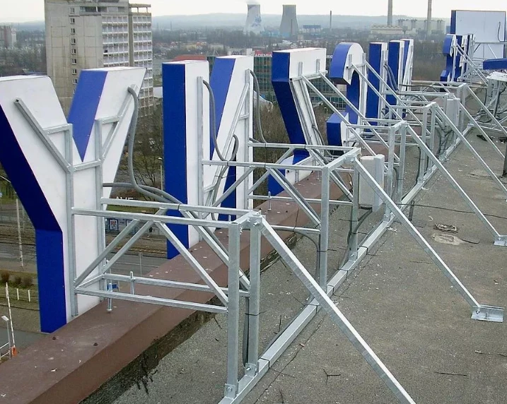 Information and Decorative Aluminum Pylon