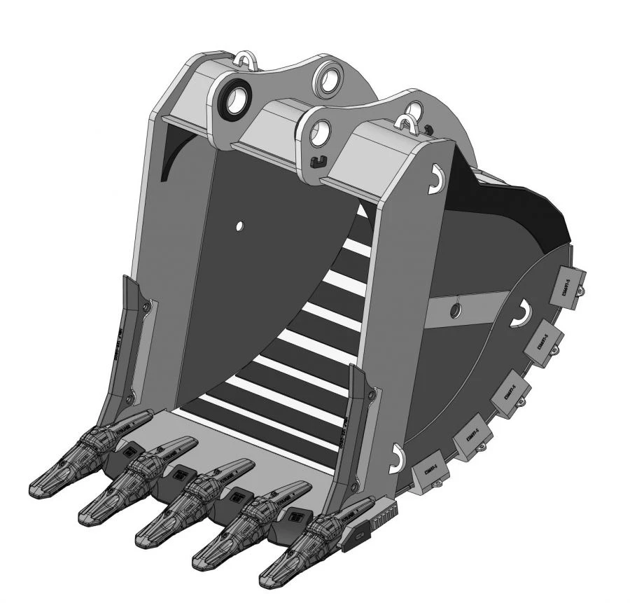 دلو صخري معزز للغاية RDX-123.24-DA1