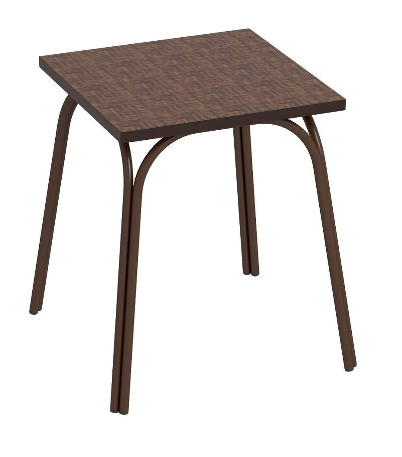 Sturdy Steel Frame Stool with Laminated Seat, Model TB015.0