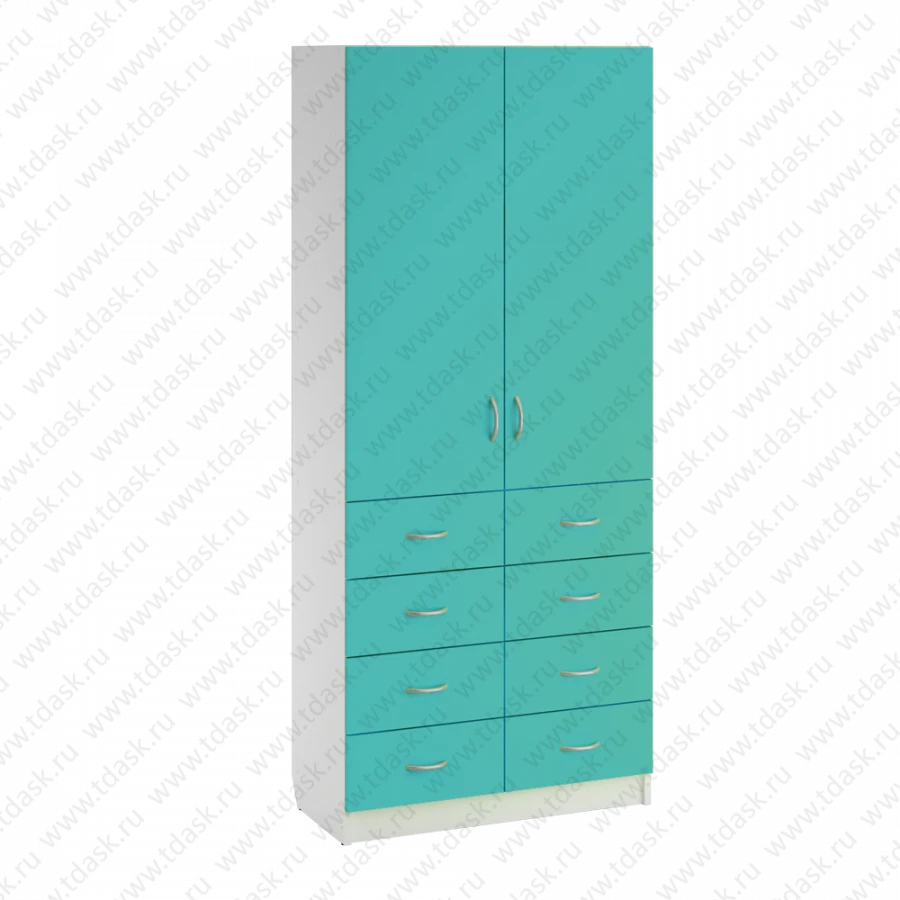 Document Storage Cabinet with 2 Shelves and 8 Drawers - Model SHK.13.07