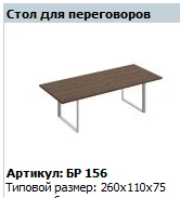 BRAVO Conference Table Top Composite, Article BR 412