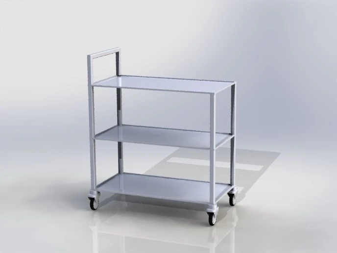 Custom Metal Trolley for Versatile Use