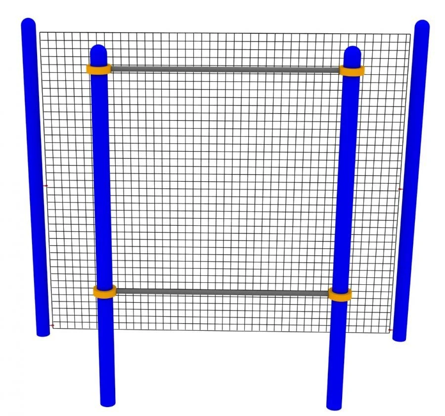 Square Target on Stands for Testing Individuals with Disabilities
