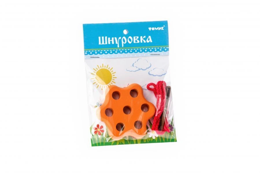 Flower Lacing Toy No. 2 (3 pieces), Article 610-4