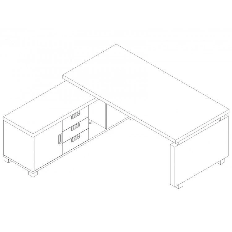 Executive Office Desk - Stylish & Functional