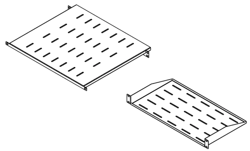 Netfoul Mounting Accessories: Shelves for 19" Racks