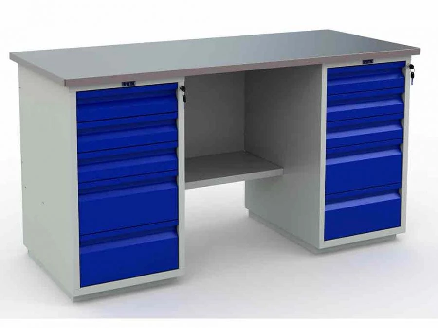 Metal Workbench Profi (No. 604) WT160.WD5/WD5.000