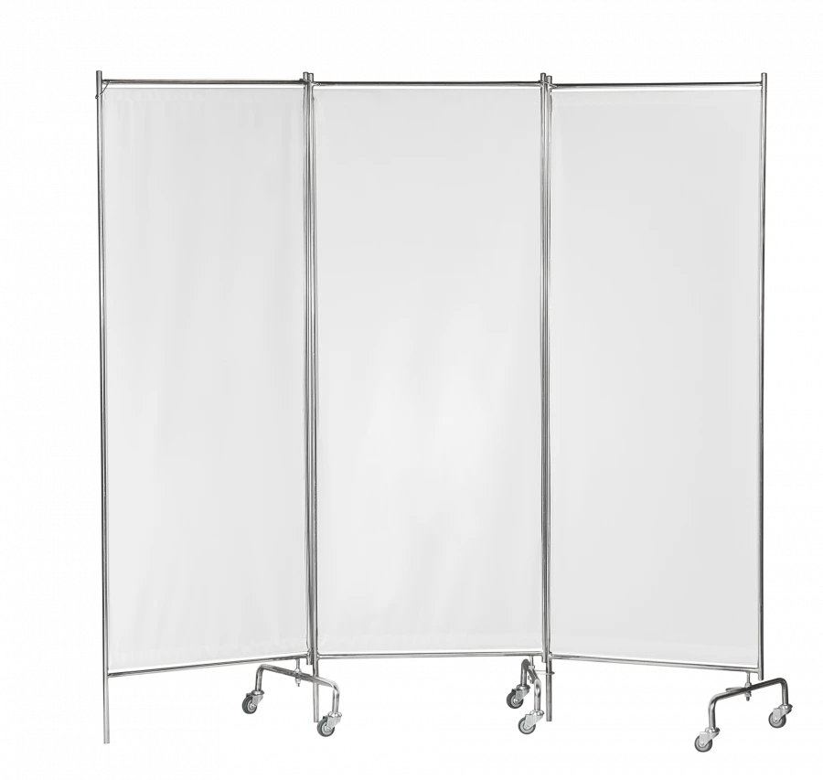 Mobile Three-Section Screen with Polymer Panels - "Oka-Medik
