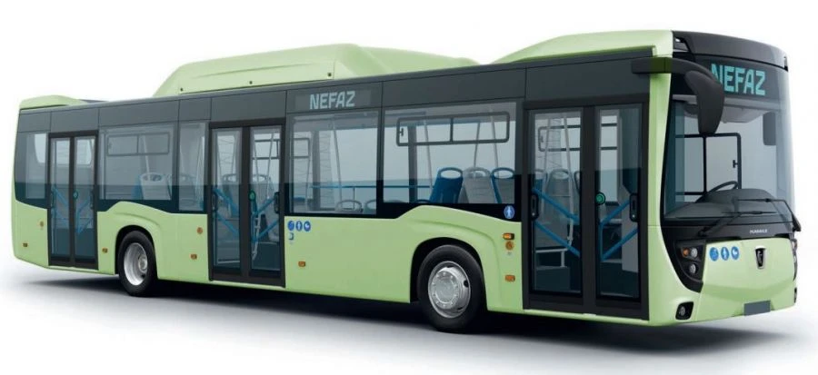Low-Floor NEFAZ 5299 Bus with WEICHAI Gas Engine WP7NG290E51