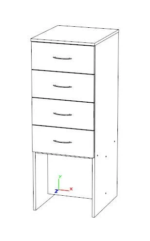 Reader Registration Forms Cabinet for Organizing Documents