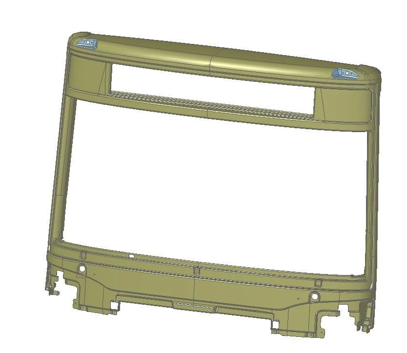 Front Panel for LiAZ 6274 Bus, Component 6274-5301016