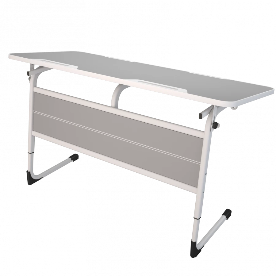 Adjustable Two-Seat Student Desk AGAT 01.03.08.01