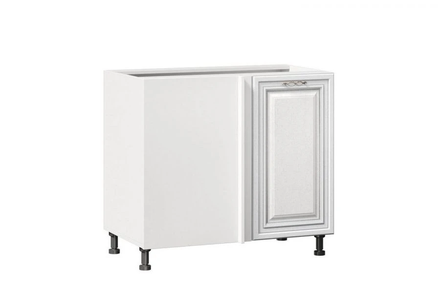 Corner Kitchen Cabinet Type 4 LD.270090.000 (Handleless) - White