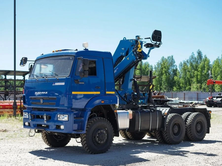 Multi-functional Hydraulic Crane Truck KMA on KAMAZ 53504 Base 51K10N-UJ