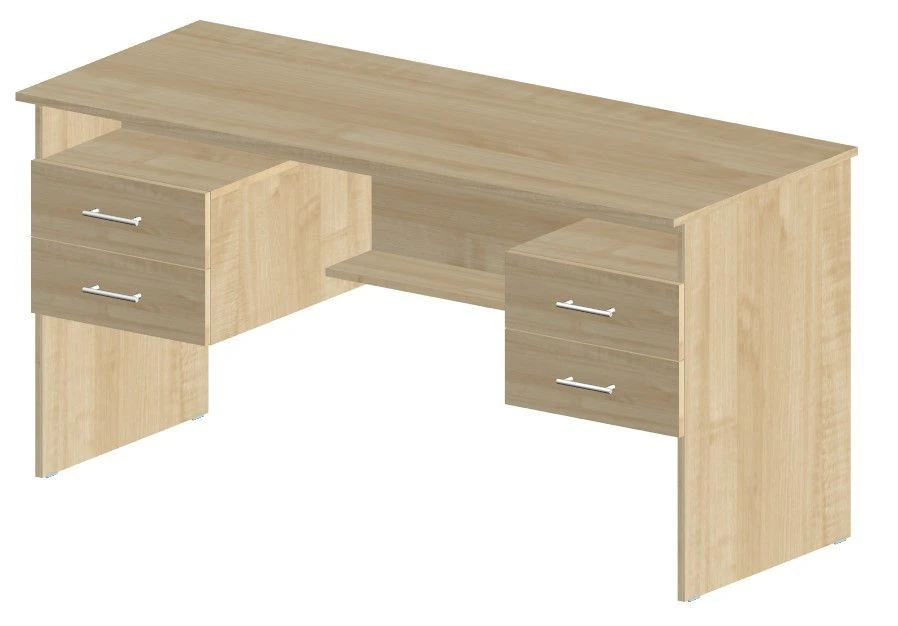 Teacher's Desk with Two Cabinets, Model 11947