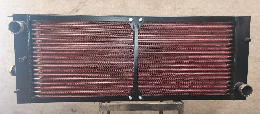 Komatsu PC 400-7 Engine Cooling Radiator Replacement