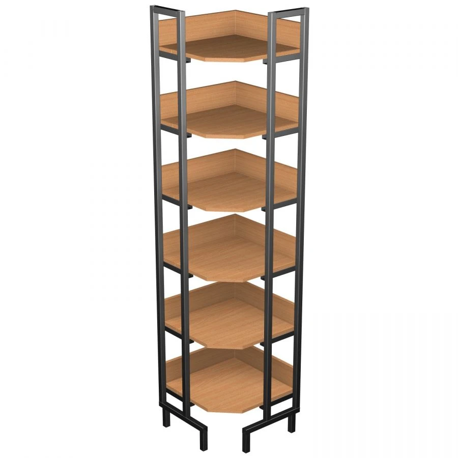 Corner Library Rack Model STmet-U