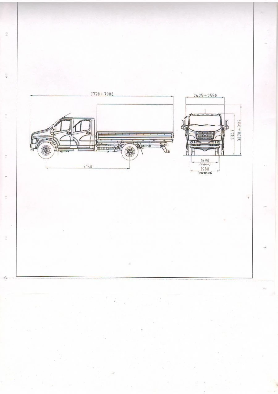 3897NB Modifiable Vehicle on GAZ-C41RB3 Chassis
