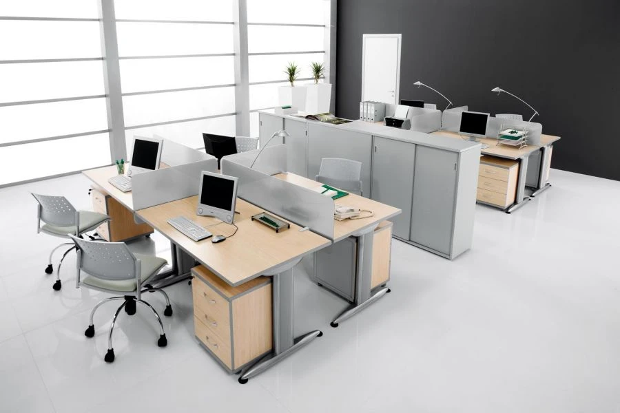 NEXT Series METAL T Desk Extension, Art. 25504
