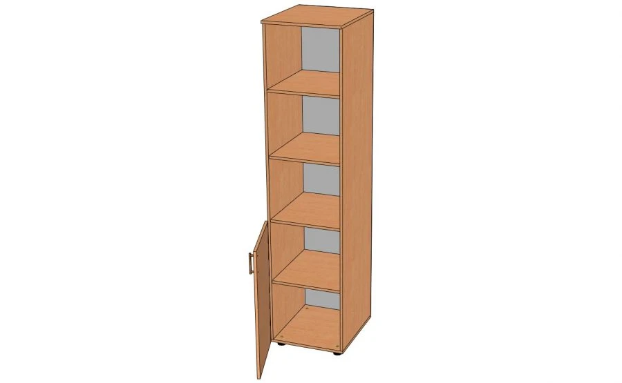 Two-Section Storage Cabinet with Door - Model ШП-4