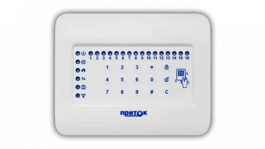 Membrane Keyboard for Prtok-A-COP with NFC Reader (Model: PPKOP NFC 16)
