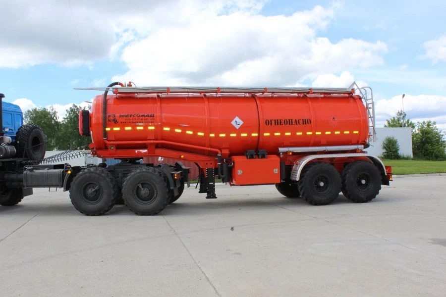 نصف مقطورة خزان شكل دائري لنقل المنتجات النفطية الخفيفة - موديل 862702