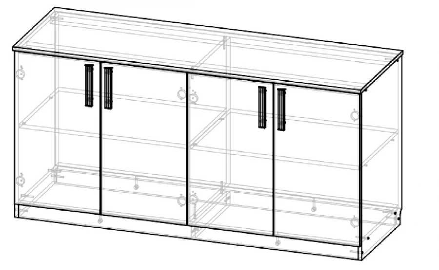 خزانة تخزين مغلقة T2 ZC