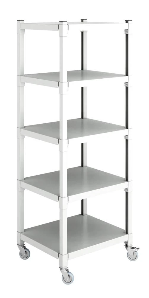 Mobile Shelf Unit with 5 Shelves - STP Model