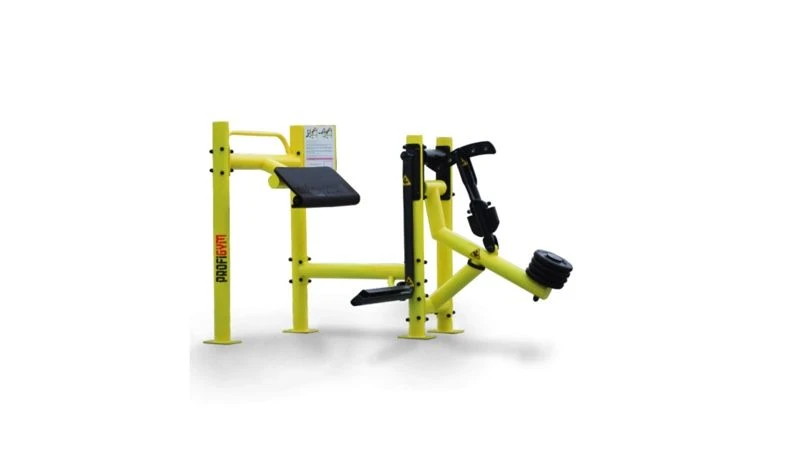 Adjustable Load Glute Machine for Outdoor Gyms