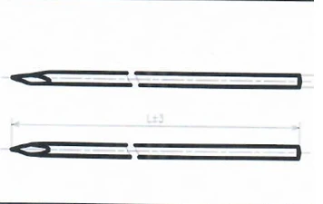 دبوس ثلاثي الأبعاد 400 مم، قطره 2 مم لتثبيت كسور العظام