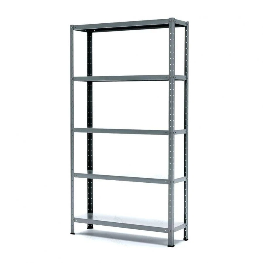 Heavy-Duty Metal Shelving Unit for Storage and Organization