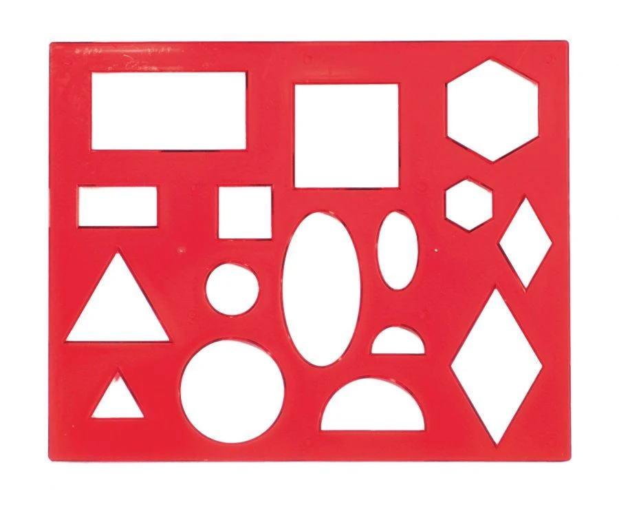 Geometric Shapes Stencil No. 1