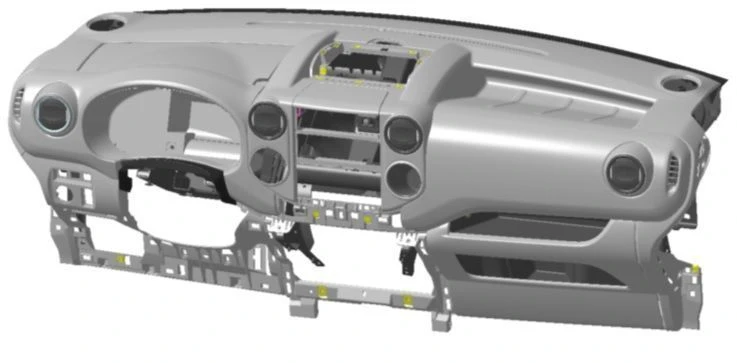 لوحة عدادات كاملة للمركبات، الطراز 96 738 645 ZM