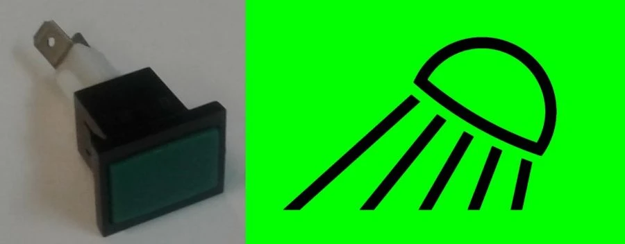 Control Lamp for Work Lighting Signal 2202.3803-75