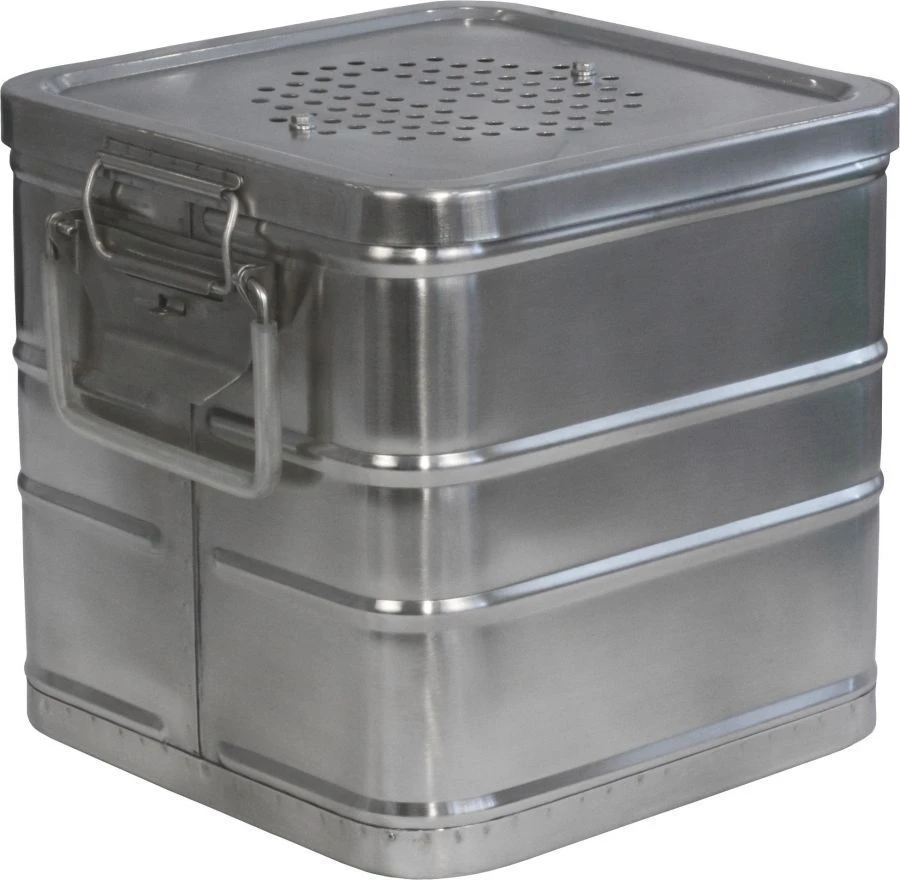 صناديق تعقيم مستطيلة مع فلاتر لمواد طبية